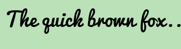 Image with Font Color 000000 and Background Color BBE1B8